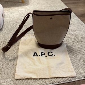 A.P.C. Helene Canvas Bucket Bag